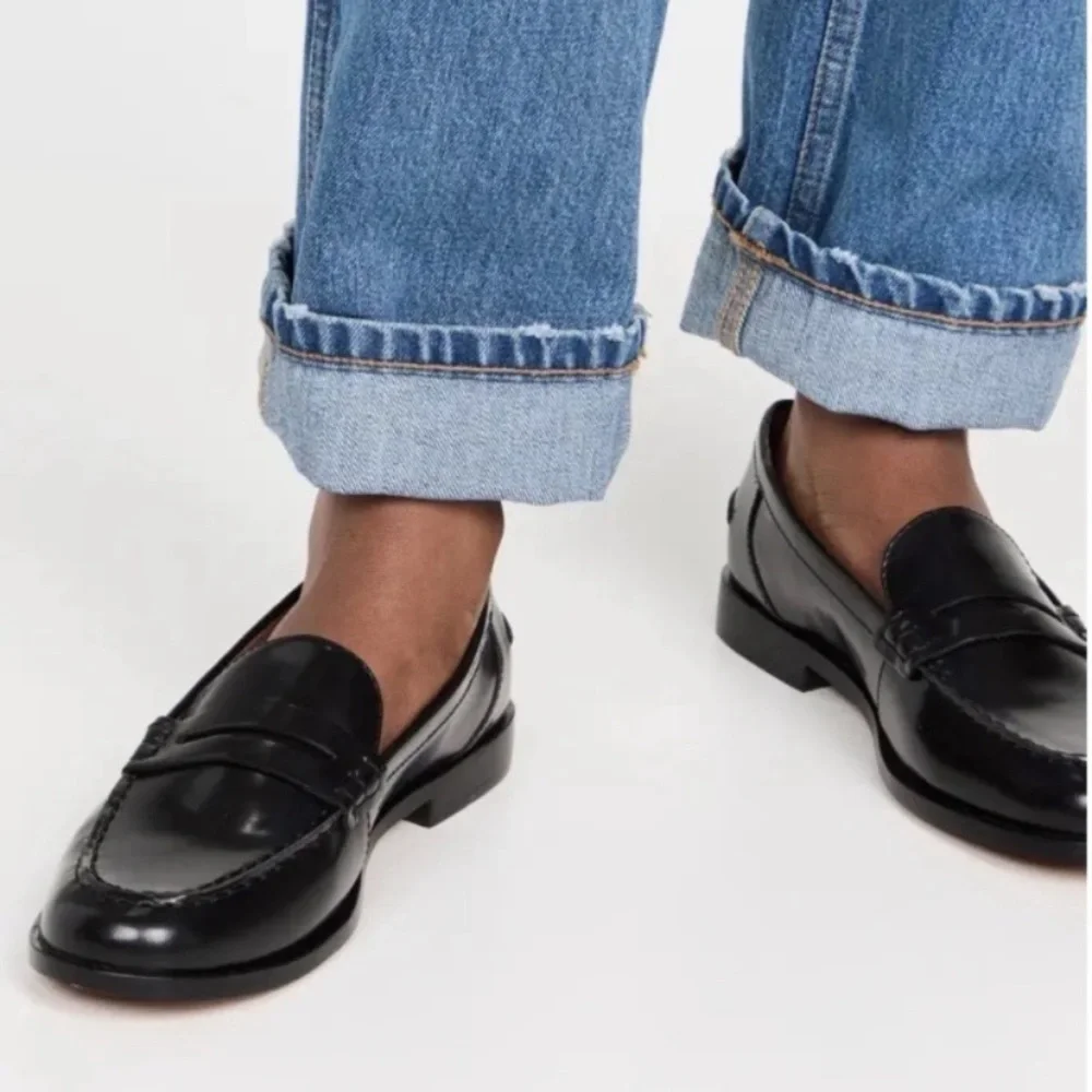 New! LAST CHANCE!! Madewell Billie clean loafer true black